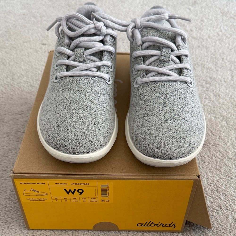 Allbirds Wool Runner Mizzle Light Grey